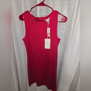 Tommy Bahama Darcy Sheath Sleeveless Red Dress Vacation Cruise Nwt